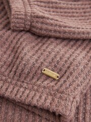 Mocha Soft Waffle Long Sleeve Pyjamas - Image 10 of 10