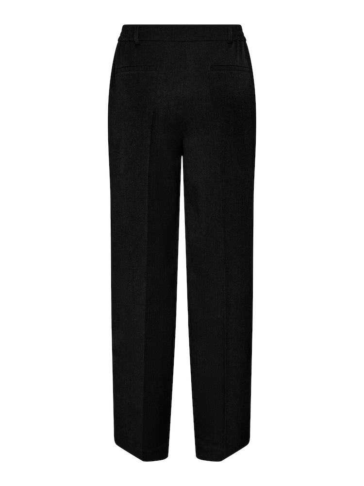 PIECES Black High Waisted Wide Leg Trousers - Image 6 of 6