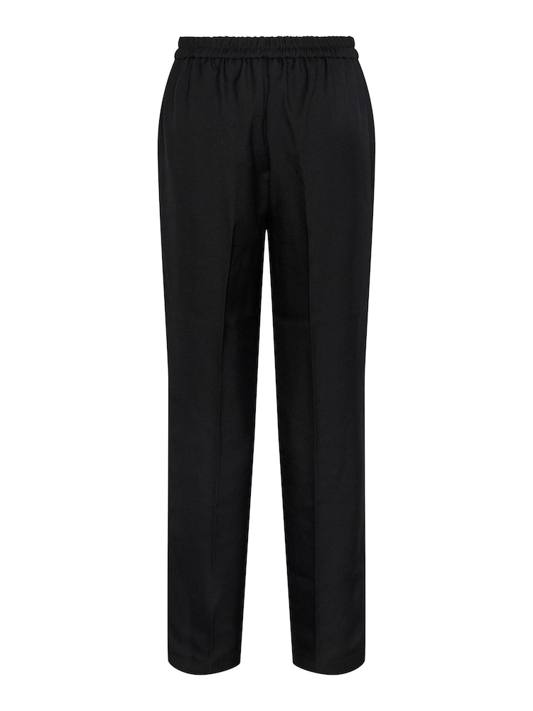 PIECES Black High Waisted Wide Leg Trousers - Image 6 of 6