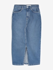 NOISY MAY Blue Denim Maxi Skirt - Image 7 of 7