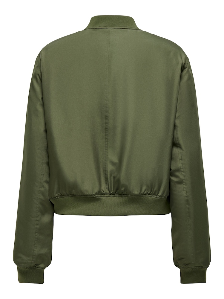Grün - Only Bomberjacke mit Reißverschluss - Bild 7 von 7