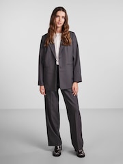 PIECES Grey Relaxed Fit Tailored Blazer - Image 2 of 6
