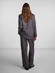 PIECES Grey Relaxed Fit Tailored Blazer - Image 3 of 6