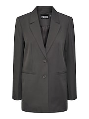 PIECES Grey Relaxed Fit Tailored Blazer - Image 5 of 6