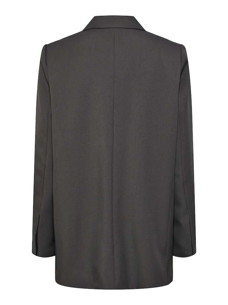 PIECES Grey Relaxed Fit Tailored Blazer - Image 6 of 6