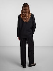 PIECES Black Relaxed Fit Tailored Blazer - Image 2 of 6