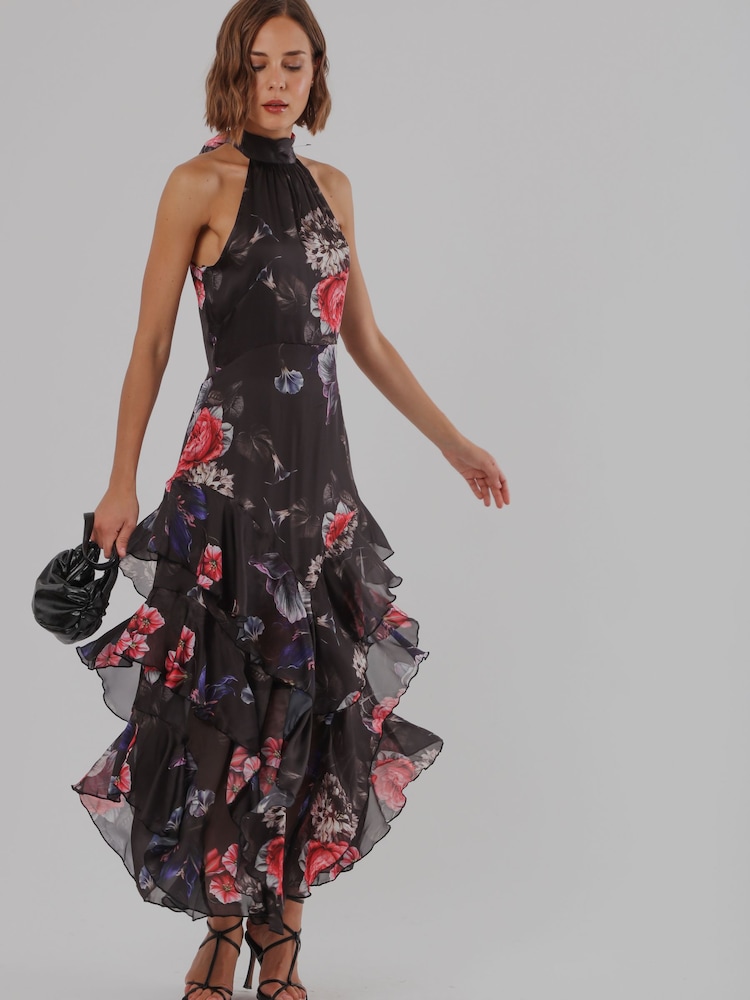 Κόκκινο Floral - Φόρεμα Religion Taylor Maxi με φούστα με βολάν - Εικόνα 8 από 8