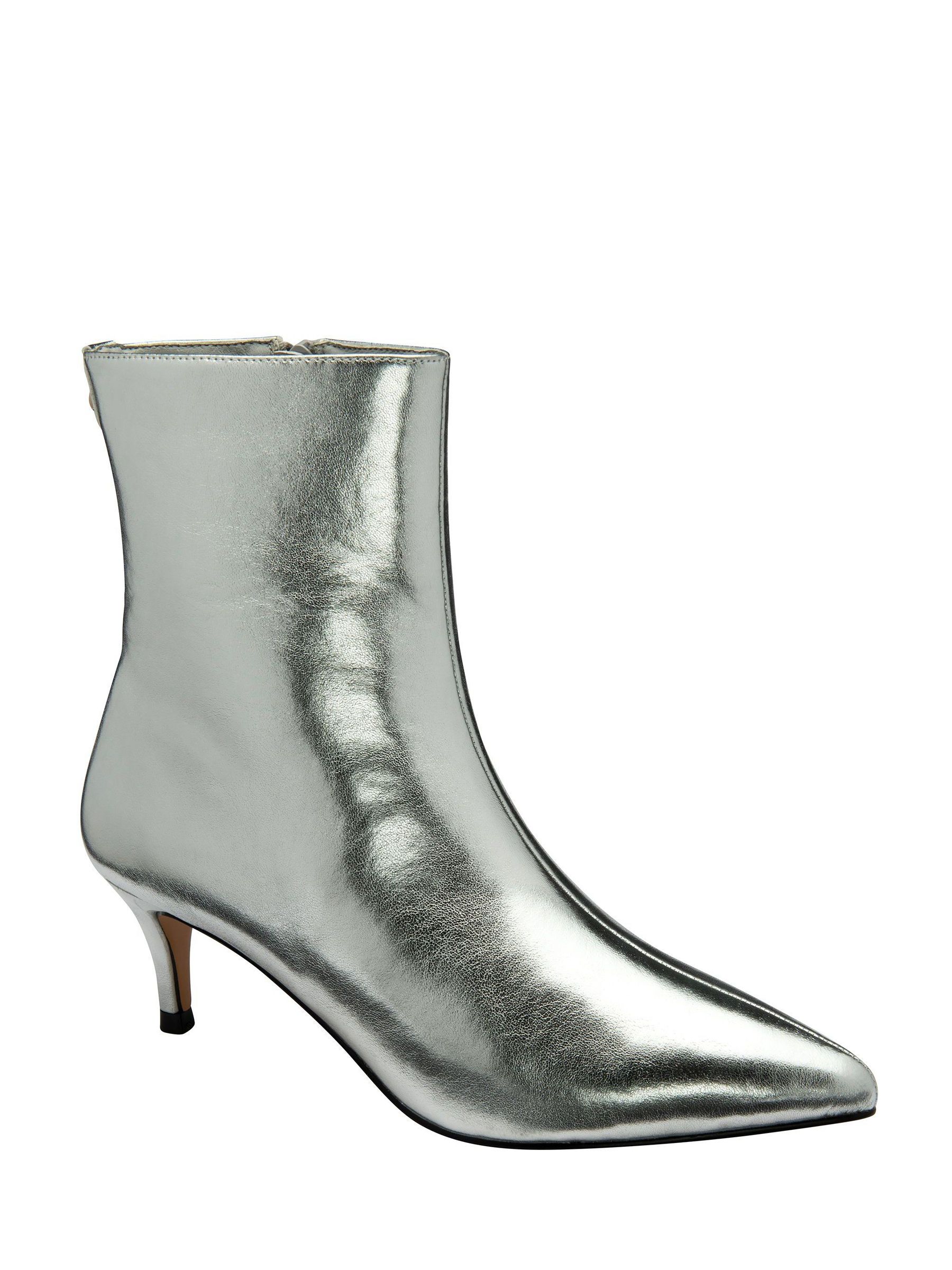 Silver ankle boots australia on sale