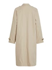 VILA Natural Trench Coat - Image 8 of 8