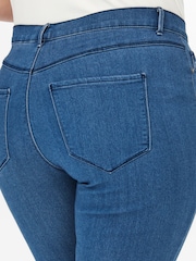 ONLY Curve Light Blue Push Up Sculpting Skinny Jeans - Image 6 of 8