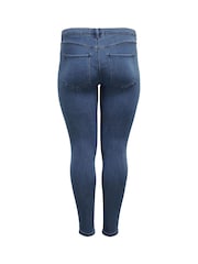 ONLY Curve Light Blue Push Up Sculpting Skinny Jeans - Image 8 of 8