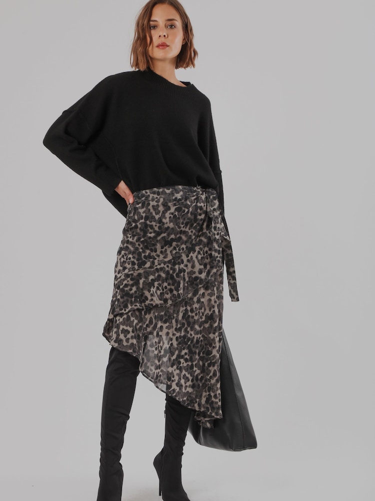 Religion Animal Stage Midi Wrap Assymetric Skirt - Image 8 of 8 Religion Animal Stage Midi Wrap Assymetric Skirt - Image 8 of 8