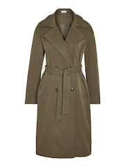 NOISY MAY Green Belted Trench Coat - Image 6 of 7