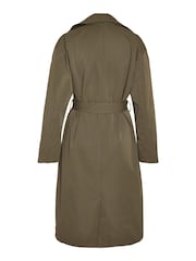 NOISY MAY Green Belted Trench Coat - Image 7 of 7
