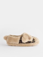 Tan Brown Shoot Slippers - Image 4 of 8