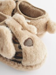Tan Brown Shoot Slippers - Image 8 of 8
