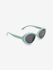 Mint Green Polarized Soft Cateye Sunglasses - Image 3 of 6