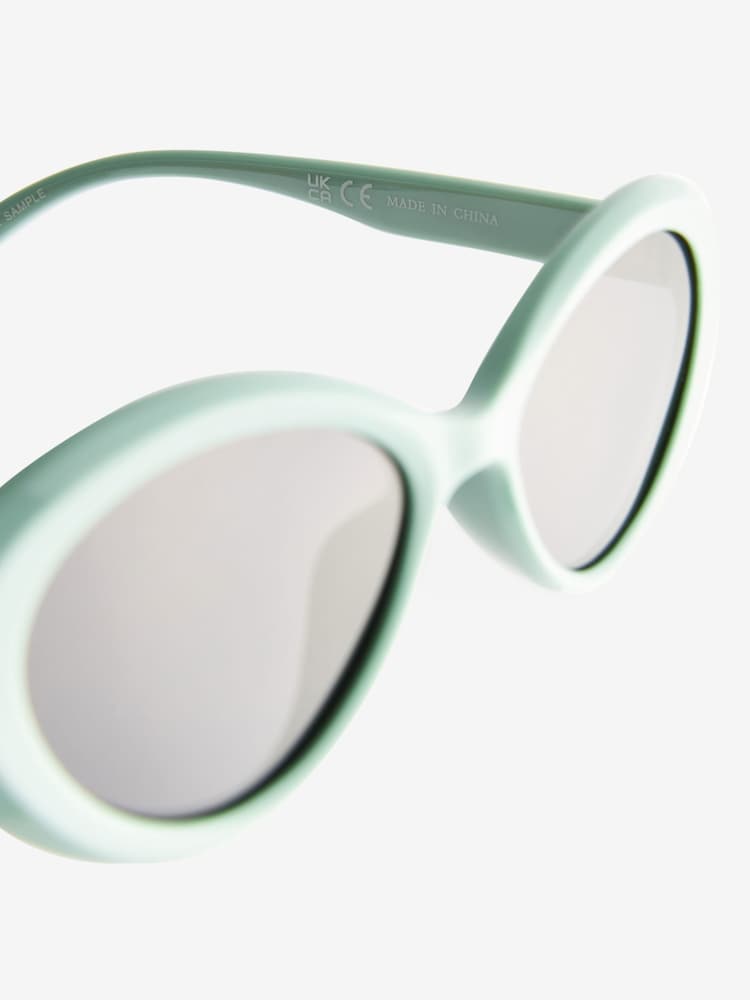 Mint Green Polarized Soft Cateye Sunglasses - Image 6 of 6