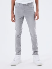 Gri - Slim Fit Blugi pentru băieți Name It - Image 1 of 1