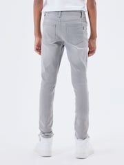 Name It Grey Boys Slim Fit Jeans - Image 2 of 6