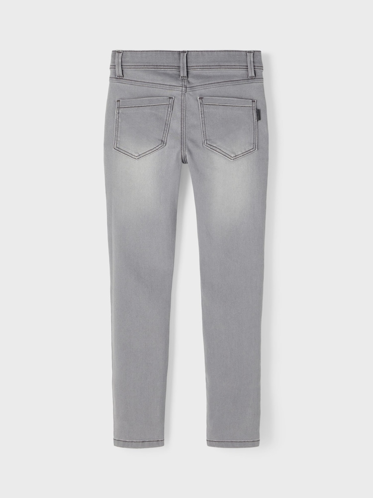 Name It Grey Boys Slim Fit Jeans - Image 4 of 6