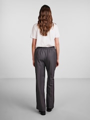 PIECES Grey High Waisted Wide Leg Trousers - Image 2 of 7