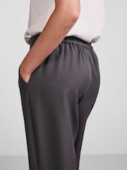 PIECES Grey High Waisted Wide Leg Trousers - Image 5 of 7