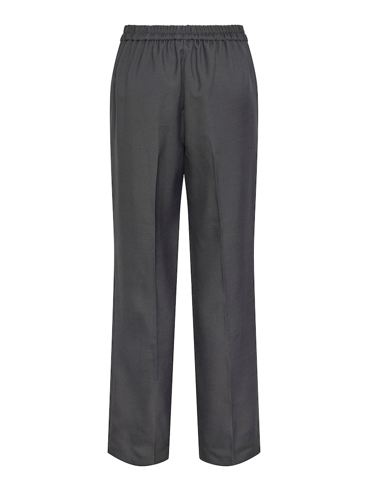 PIECES Grey High Waisted Wide Leg Trousers - Image 7 of 7