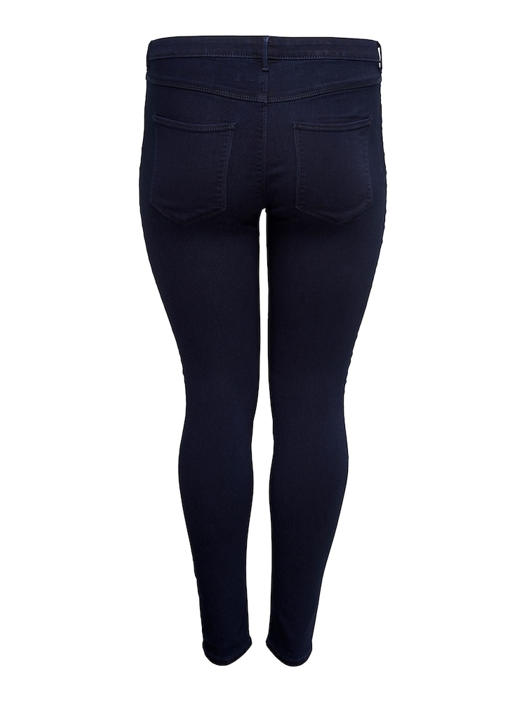 ONLY Curve Blue Push Up Sculpting Skinny Jeans - Image 6 of 6