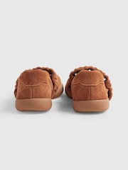 River Island Brown Suede Ruched Strap Sneakers - Image 2 of 5