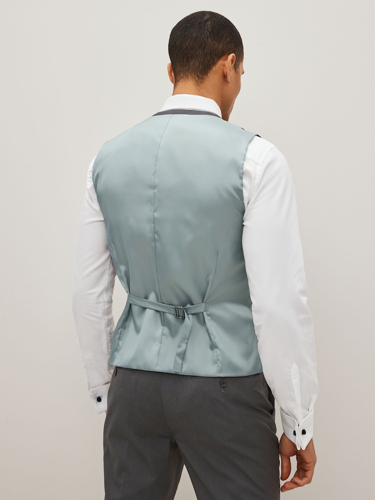 Gris de charbon de bois - Gilet à coupe régulière - Image 5 of 10