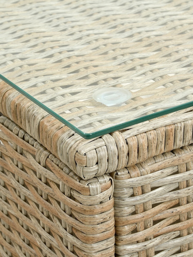 Cotswold Company Cream Corner Sofa Garden Lounge Set - Image 5 of 5