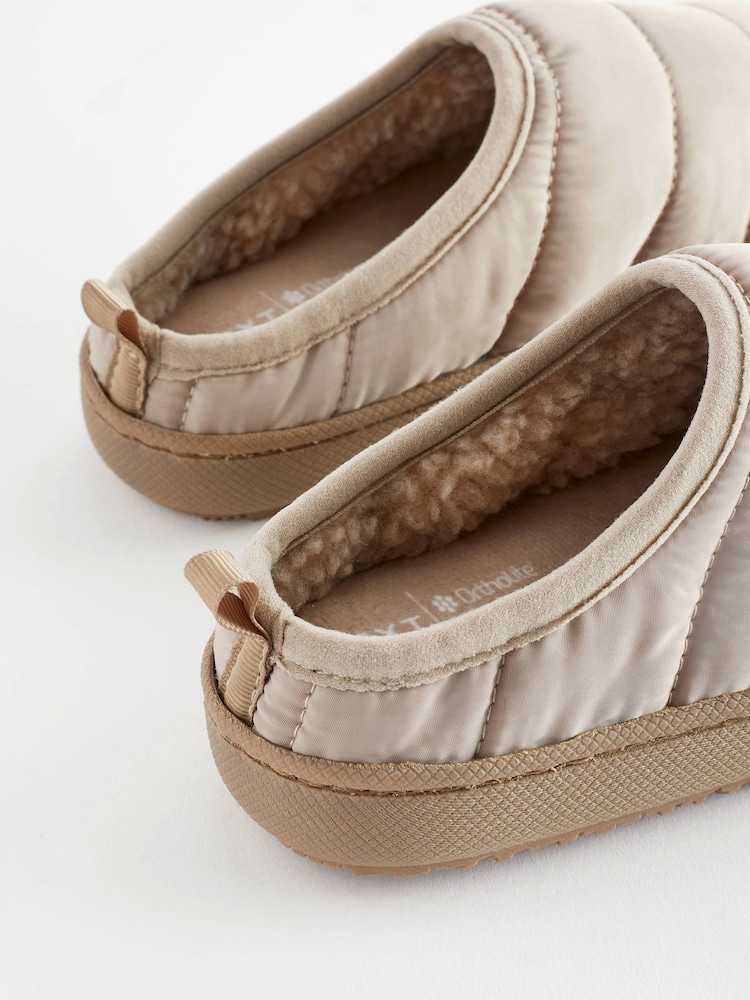 Neutral Thinsulate™ Lined Quilted Mule Slippers - Image 5 of 5 Neutral Thinsulate™ Lined Quilted Mule Slippers - Image 5 of 5