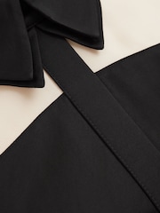Reiss Black Veneto Fitted Shirt Mini Dress - Image 5 of 5