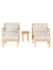 Cotswold Company Cream Garden Lounge Set - Image 3 of 4