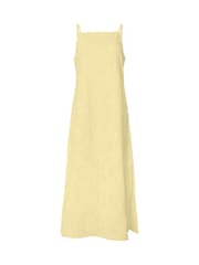 PIECES Embroidered Cotton Ankle Dress - Imagen 1 de 1