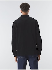 Pretty Green Reed Corduroy Black 100% Cotton Overshirt - Image 2 of 4