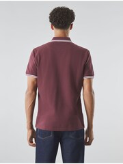 أحمر عنابي - قميص بولو Barton من Pretty Green - صورة 2 من 4