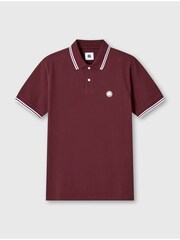 أحمر عنابي - قميص بولو Barton من Pretty Green - صورة 4 من 4