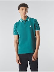 Pretty Green Barton Tip 100% Cotton Polo Shirt - Image 1 of 4