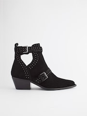 črna - Gležnjarji z izrezi in zakovicami Forever Comfort® - Slika 2 iz 6