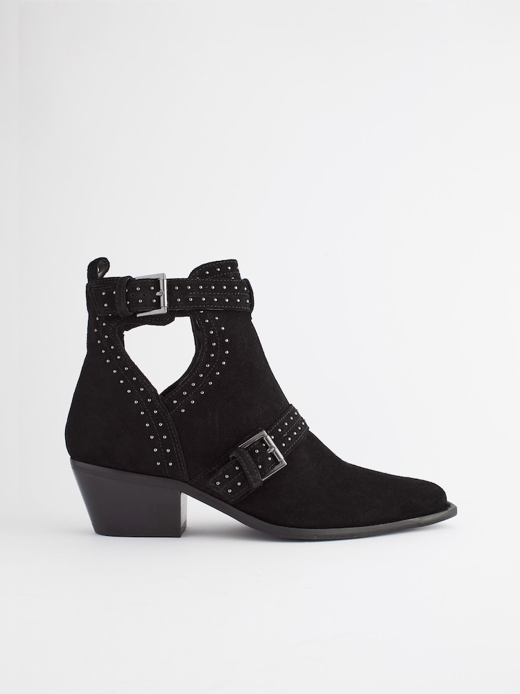 črna - Gležnjarji z izrezi in zakovicami Forever Comfort® - Slika 2 iz 6