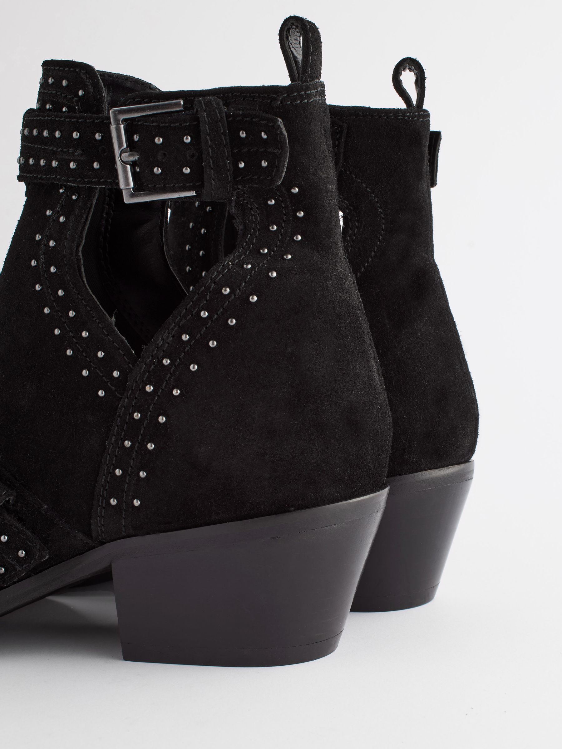 Buy Black Forever Comfort Stud Detail Cut Out Ankle Boots from Next Austria