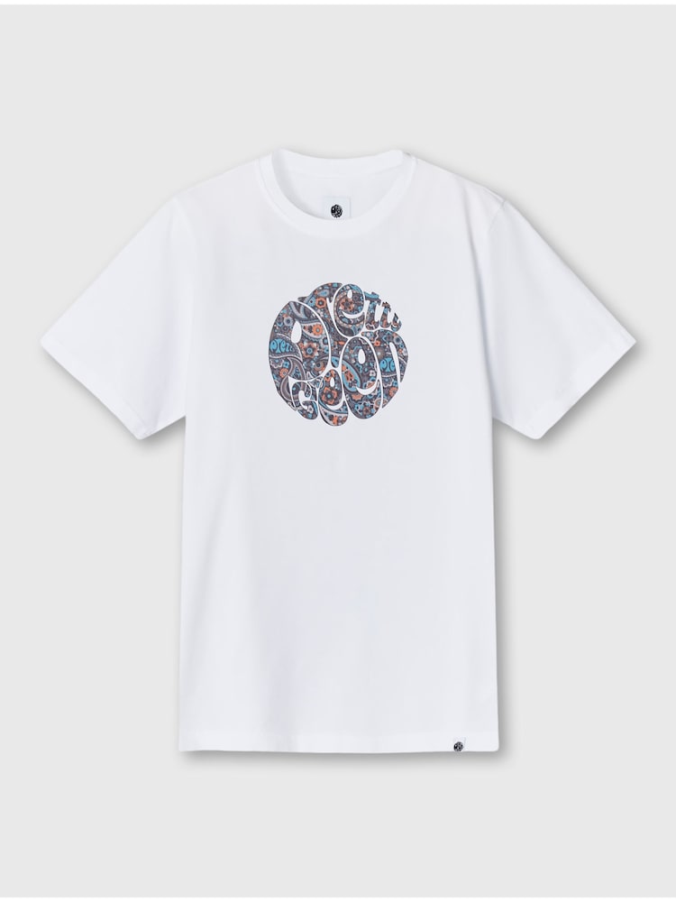 Bela - Pretty Green Wonderwall majica s kratkimi rokavi in 100% bombažem - Slika 4 iz 4