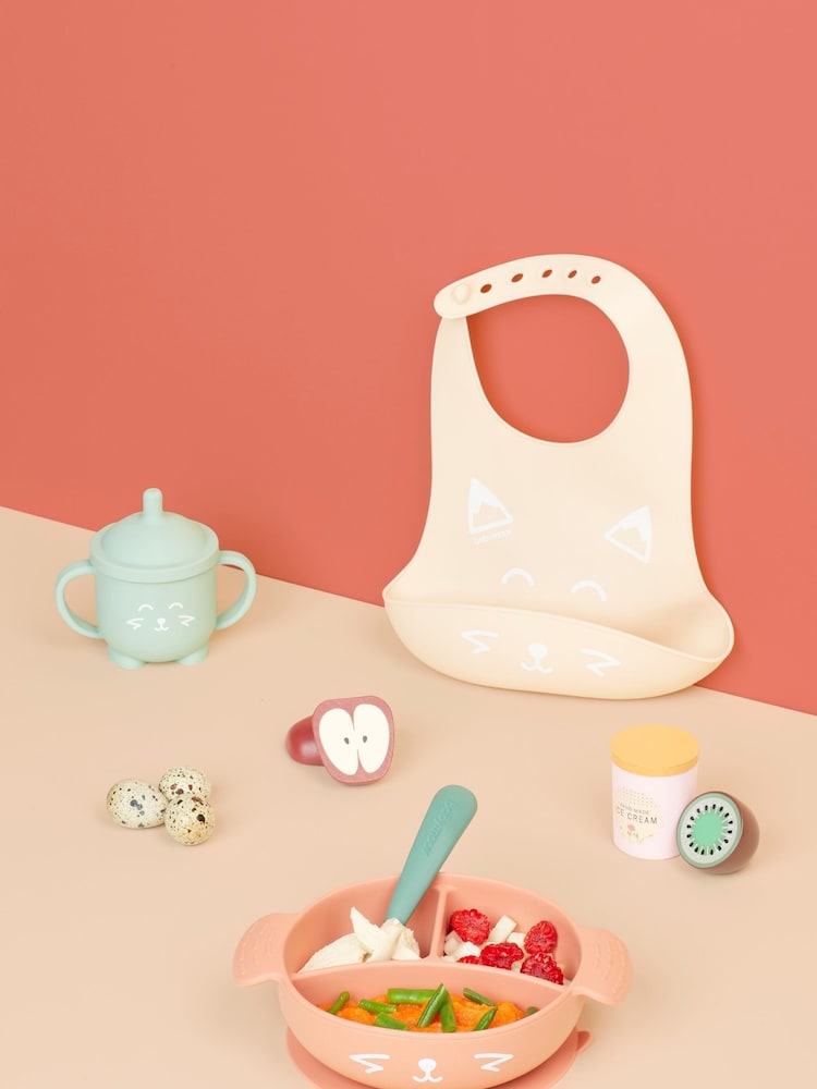 Babymoov Natural Learn'isy Silicone Fox Feeding Set - Image 1 of 4