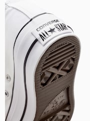 Converse White Platform Lift Chuck Ox Trainers - Image 10 of 10