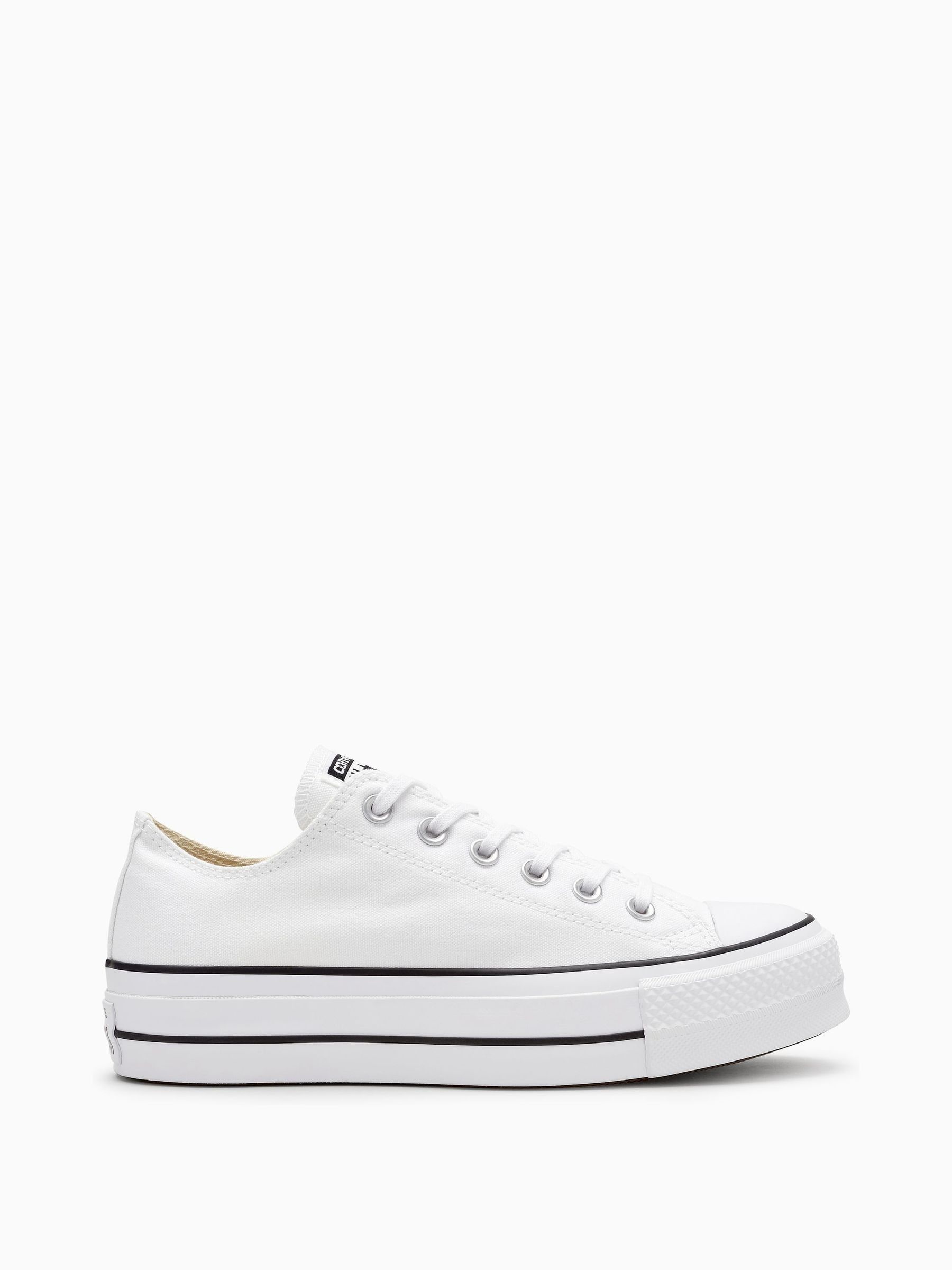 Buy Converse White Platform Lift Chuck Ox Trainers from Next USA
