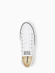 Converse White Platform Lift Chuck Ox Trainers - Image 7 of 8