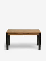 Dark Bronx Storage Drawer 6 Seater Dining Table - Image 6 of 9
