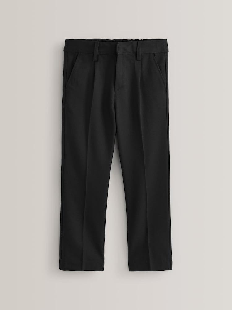 Schwarz - Schulhose mit Bügelfalten vorne (3–17 Jahre) - Bild 1 von 7 Schwarz - Schulhose mit Bügelfalten vorne (3–17 Jahre) - Bild 1 von 7